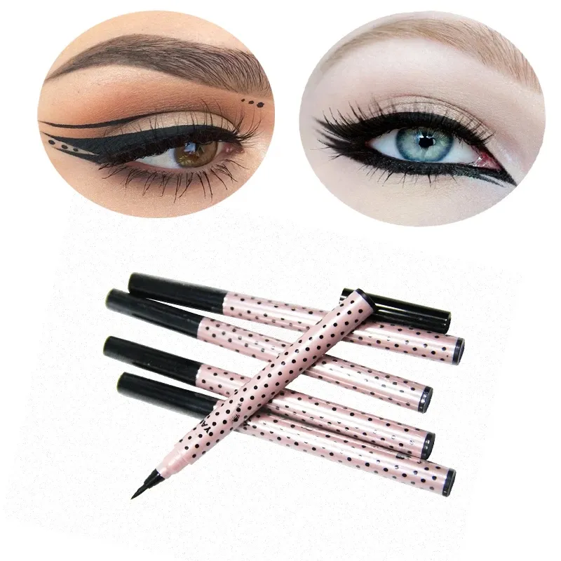 YANQINA Long-Lasting Black Eyeliner Pen Big Eyes Waterproof Liquid Eye Liner Pencil Makeup Cosmetics Smooth Liners Drawing Tool