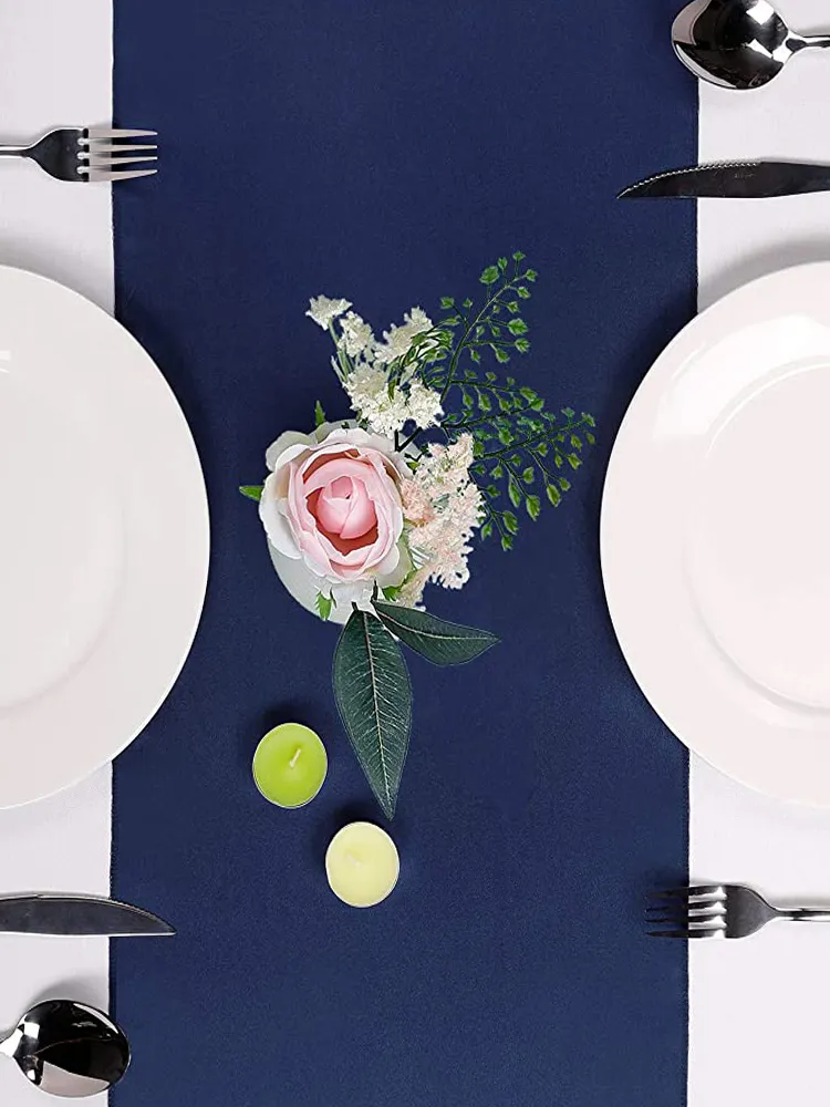 Tovaglia In Raso Bianco Per Matrimoni E Eventi - 250x350 Cm, Elegante E Senza Cuciture - Foto 11