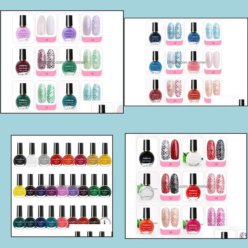 new fashion special nail polish 26 color optional for nails art stamping print 10ml