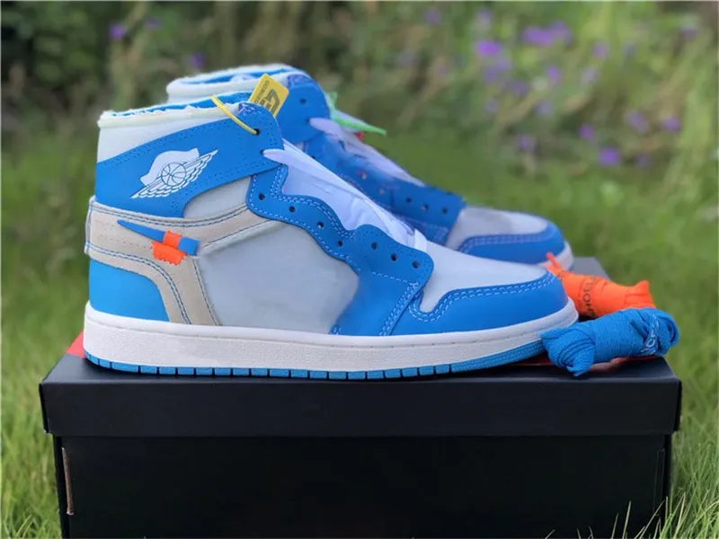 2022 Authentic UNC 1 Power Blue White Chicago Red 1S Shoes Canary Yellow Men Outdoor Women Sports Sneakers With Box From Cmc001 93.27 DHgate.Com