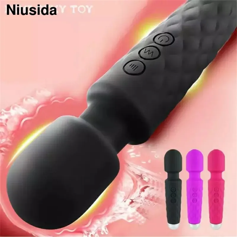 Секс -игрушечная игрушка массажер Niusida av Вибратор Wand Vaina Clitoris стимулятор S Spot Masturbator Toys для женщин QLWK