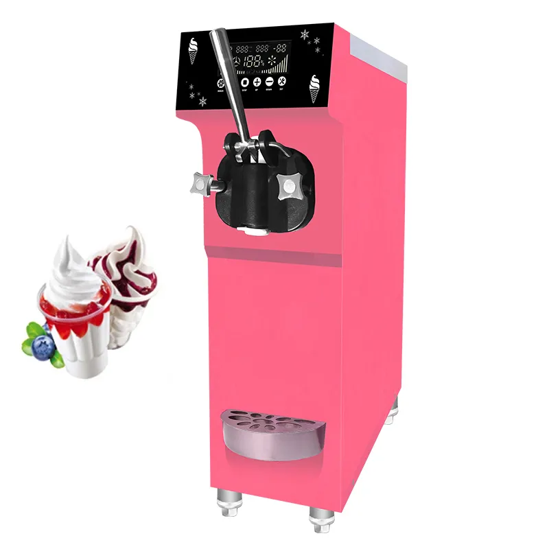 Soft Serve Ice Cream Machines For Commercial Stainless Steel Desktop