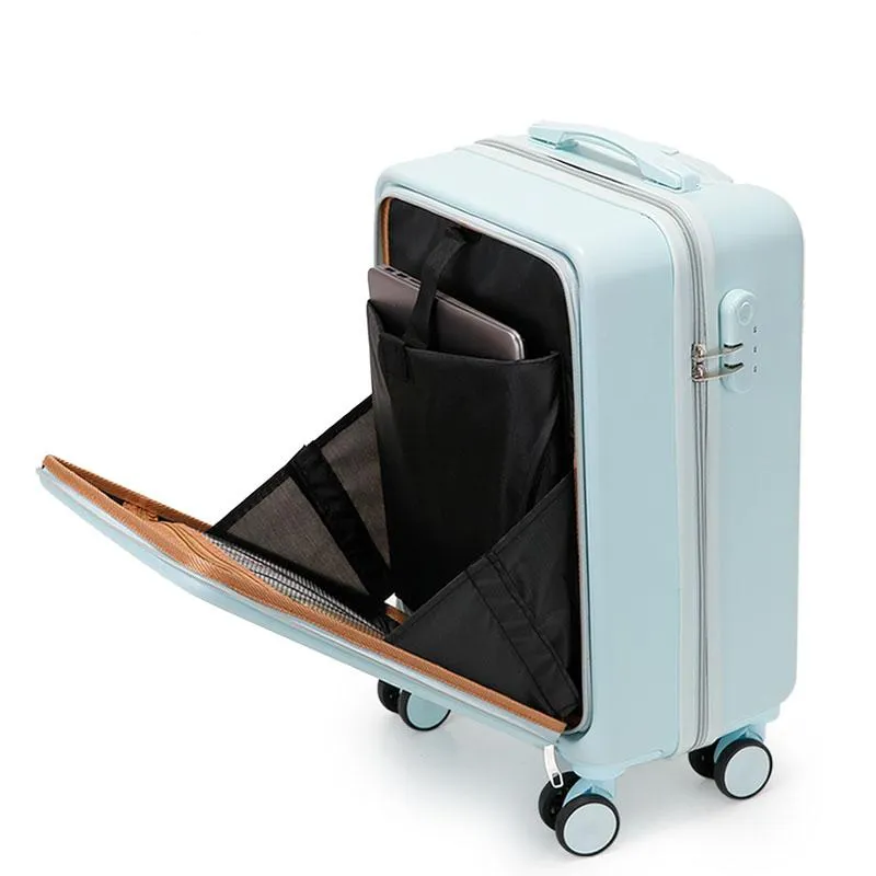 Moda pequeña maleta sobre ruedas - Señoras mini carrito de cabina