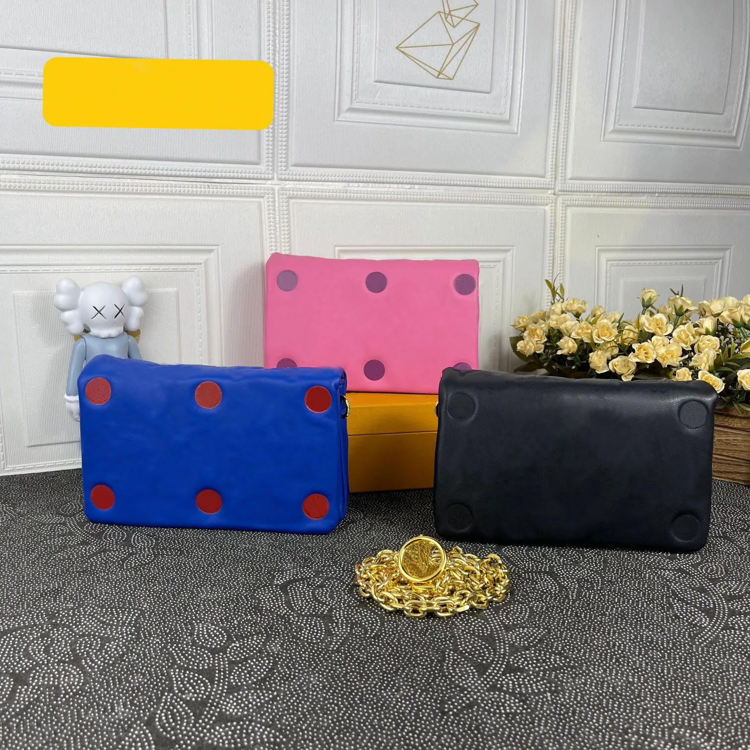 Klassisk designer handväska för kvinnor märke lyxig halvmåne axelväska multicolor mode bokstäver högkvalitativ bärbar axel AAAAHH80742