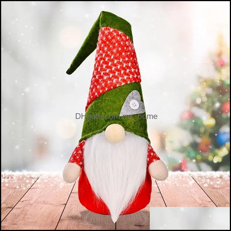 love star 2 color hat rudolph doll party decorations christmas facelessd dwarf toys ornaments living room market hotel santa mxhome