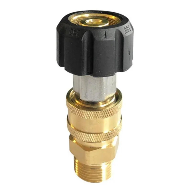 Water Gun & Snow Foam Lance Pressure Washer Connector Washing Machine M22 Female And Male Quick Connect Adapter Replacement CleanerWater