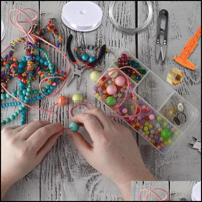 Jewelry Pouches Making Supplies Kit With Tools Wires And Findings For Repair And Beading