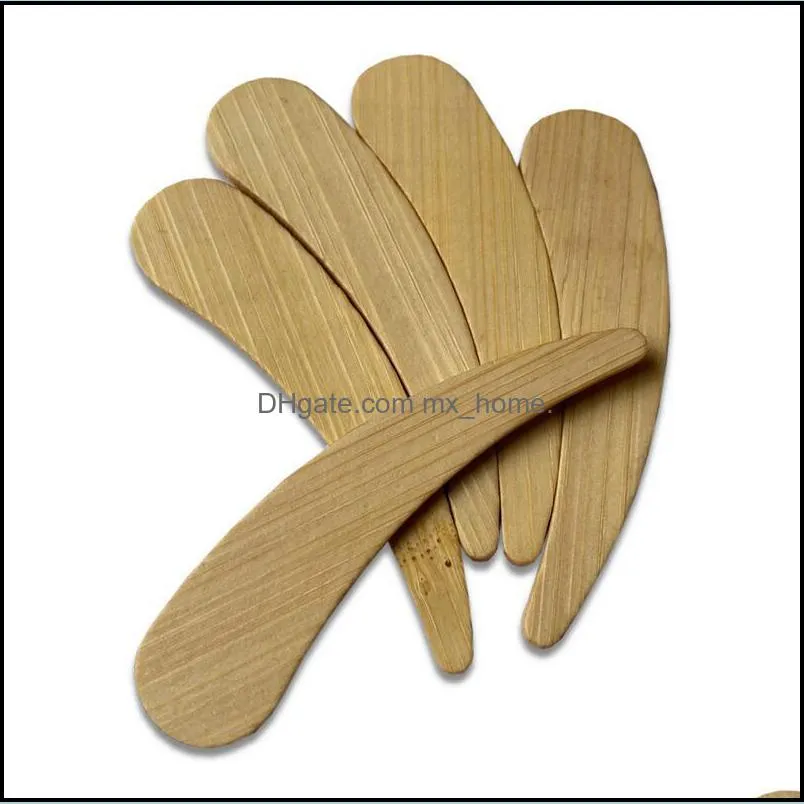 6cm Cosmetic Tool Bamboo Stick Spatula Scrape Spoon