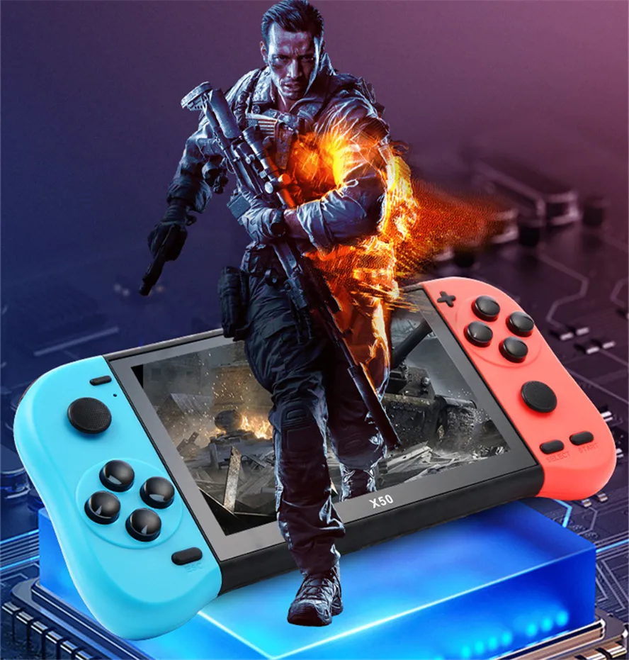 Console Di Gioco Portatile, 2024 X50 Portatile 5 Screen TV Video Game  Player, Memoria Integrata Da 8 GB, Supporta Le Book E La Visualizzazione  Delle Immagini, Perfetta Viaggi E Intrattenimento Da 21,95 € | DHgate, image size:888x931