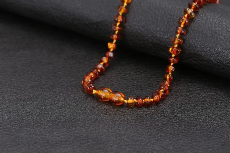 Baltic Amber Teething Necklace For Baby Simple Package 7 Sizes Lab Tested 220722 From 6 29 DHgate