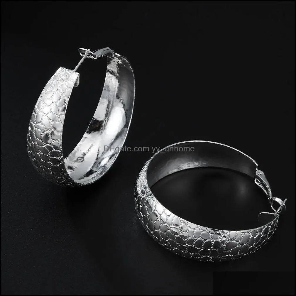 925 Silver Creative Snakeskin Earrings For Women Party Wedding Big Lady Luxury Jewelry Holiday Gifts