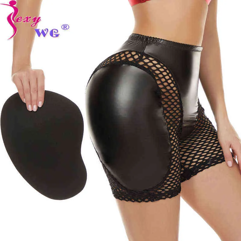 SEXYWG Hüfte Shapewear Höschen Butt Lifter Body Shaper Höschen Sexy Hip Enhancer Fake Booty Big Ass Hip Pad Shaper Höschen Y220411