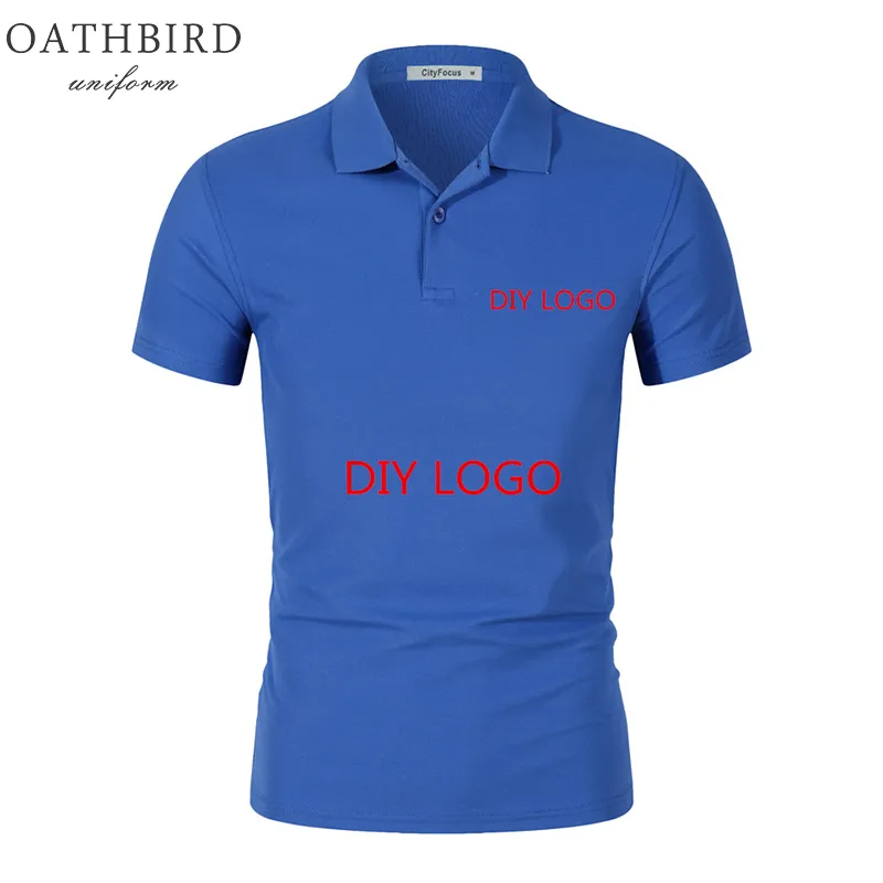 Customized DIY Men Women Slim-Fit Quick-Dry Golf Short Sleeve Sport Polo Shirt 220608