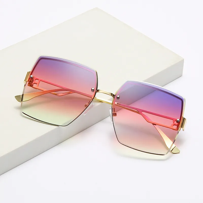 Designer solglasögon kvinna missfärgning solglasögon för kvinnor damer trendig med UV400 skydd JH9759