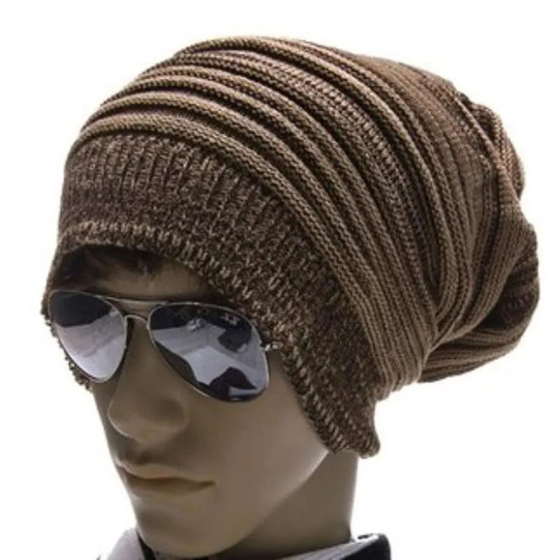 Berets Women's Winter Beanie Warm Fleece Lining - Thick Slouchy Cable Knit Skull Hat CapBerets