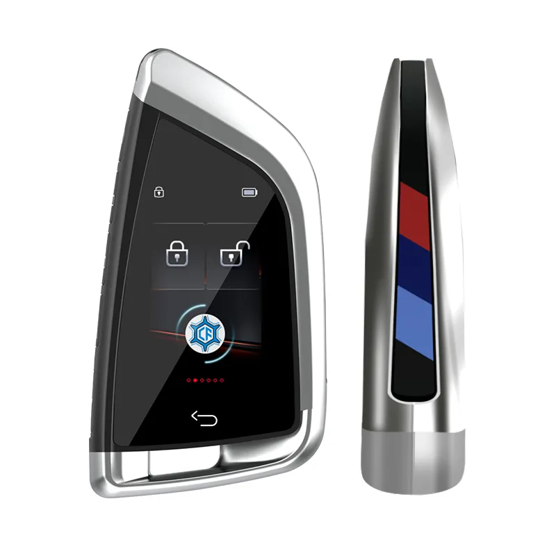 자물쇠 공급 장치 Kaifute 새로운 CF568 Universal LCD Smart Car Key 푸시 버튼 시작이 포함 된 모든 자동차.