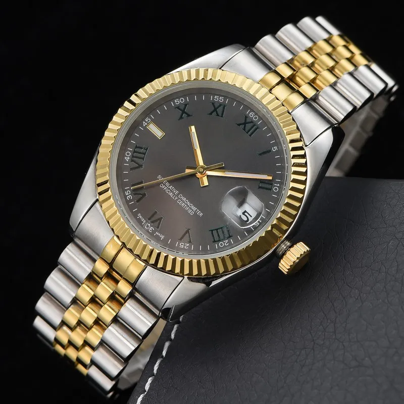 Mens Mechanical Watches 36/41MM Automatic Full Stainless steel Luminous Waterproof 28/31MM Quartz Women Watch Couples Style Classic Wristwatches montre de luxe C6