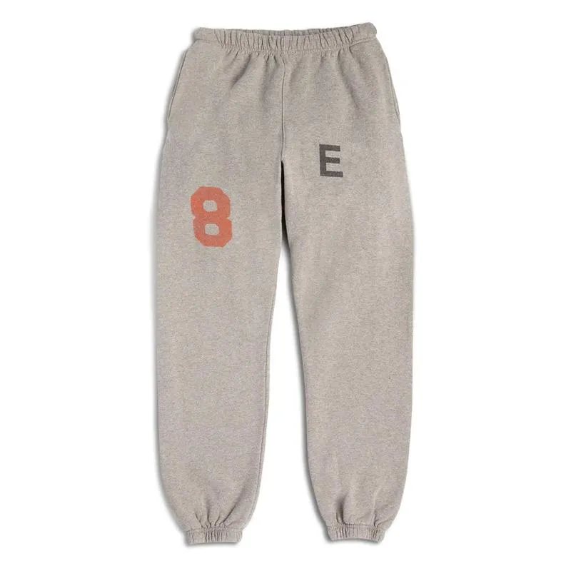 22ss Pantalones elásticos Pantalones Casual Gris Elástico Lavado Pantalones deportivos Hombres Mujeres Jogger