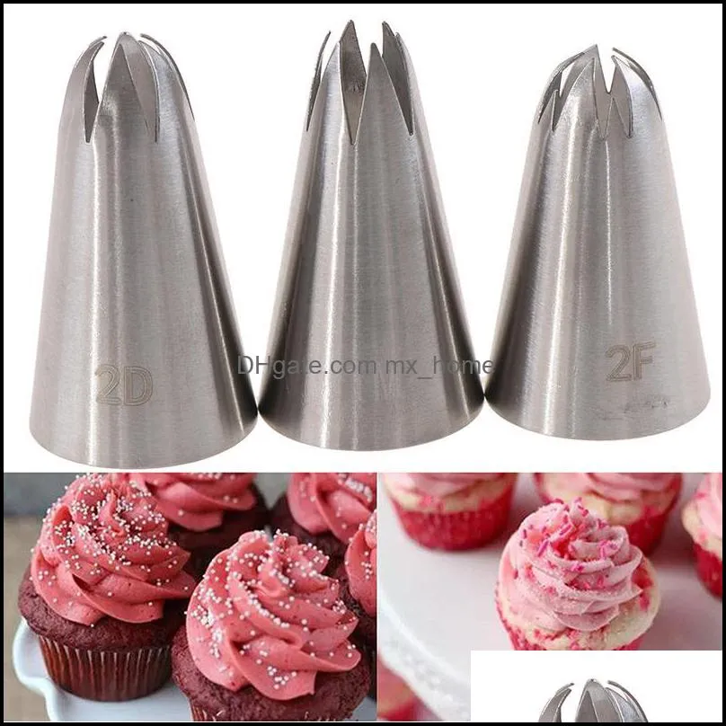 pastry nozzles for bag confectionery equipment cupcake cake tools kitchen gadgets bakery accessories baking &