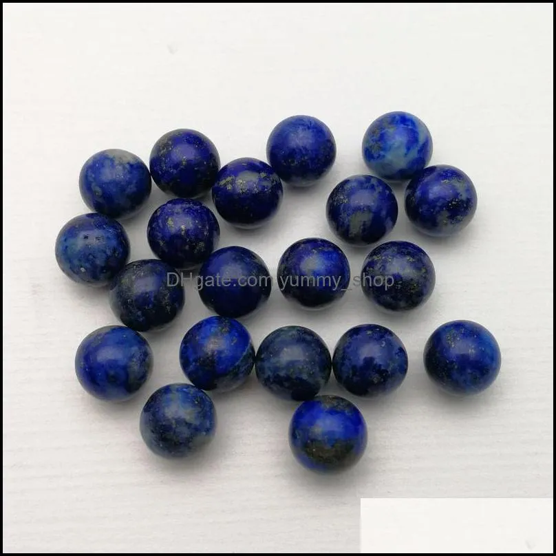 10mm natural stone loose beads lapis lazuli rose quartz turquoise opal agate 7chakra diy non-porous round ball beads
