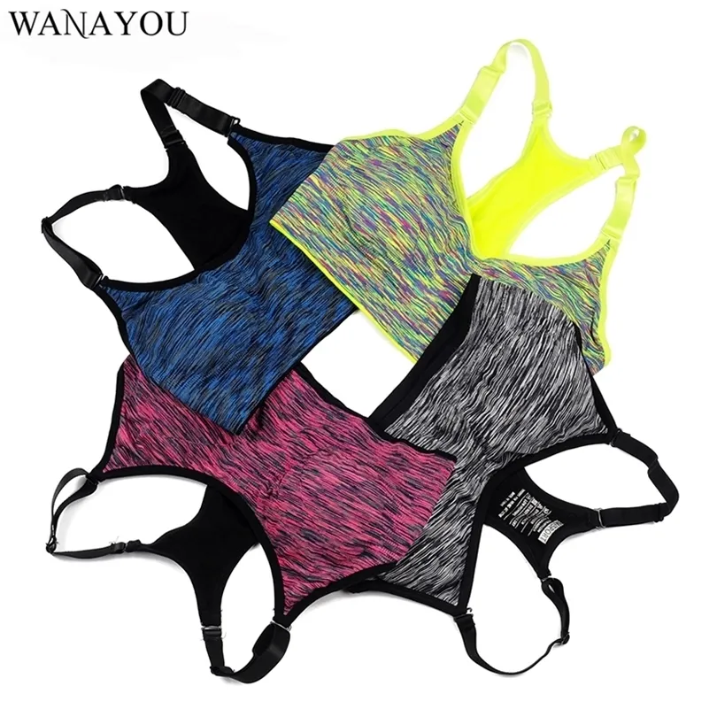 WANAYOU Womens Adjustable Livi Sports Bra With Spaghetti Straps And Padded  Top For Fitness, Running, Gym, Yoga Seamless And Athletic T200601 From  Xue04, $4.84