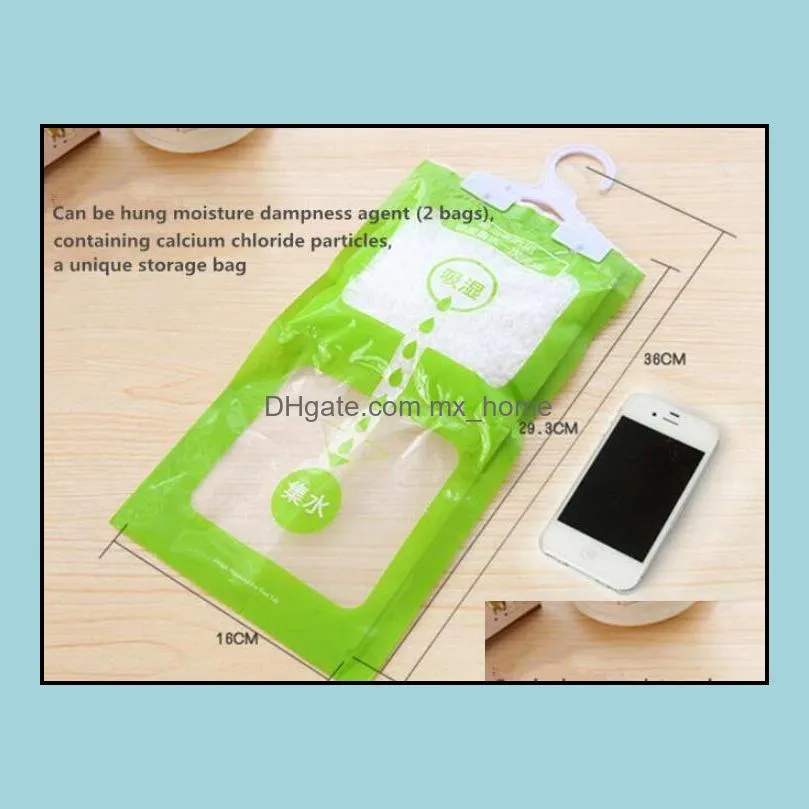 Hanging wardrobe moisture-proof agent safety and health dehumidification bag room desiccant wardrobe closet moisture absorbing bag