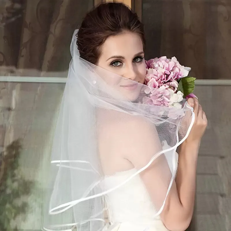 Brand new, with tags, intact in packaging bridal veil. Sara Gabriel Aditi Veil – Luxe Redux Bridal main image 4