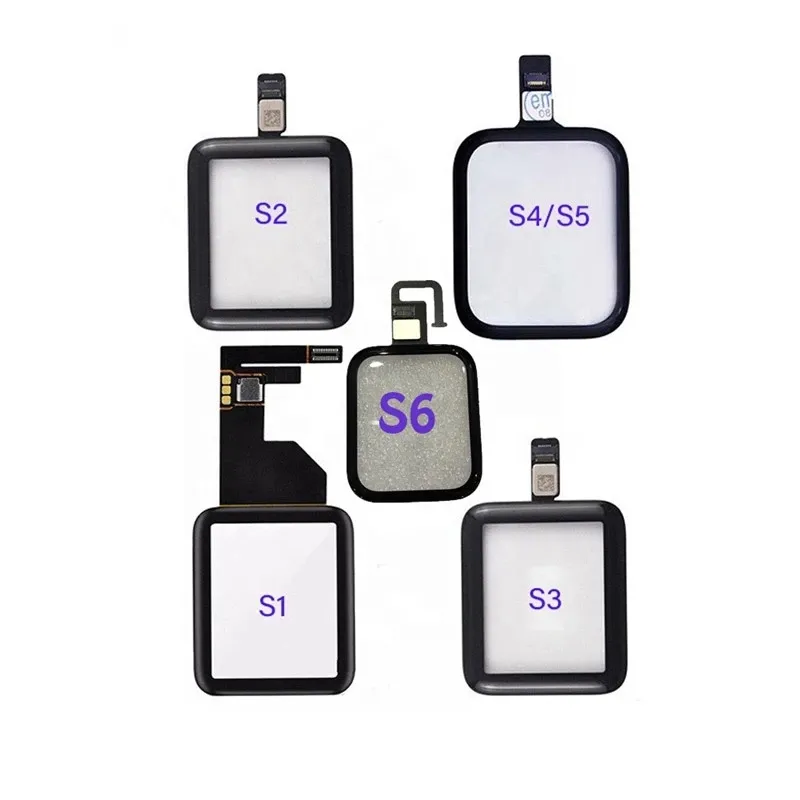DHgate Premium Apple Watch Screen Replacement Kit Front Glass Repair Kit for Series 1 6 S1 S6 38mm 44mm Cell Phones Accessories