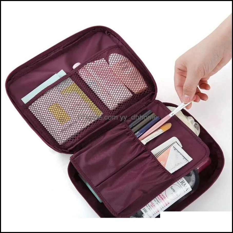 Korean portable travel suit upgraded second generation wash bag business Quartet bag storage cosmetic