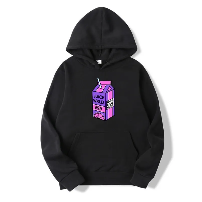 Juice Wrld Hoodies Sweatshirt 100 % echte Musik Trap Rap Rainbow Fault Juice Wrld Hose Männer/Frauen Oversize Hip Hop Winter Pullover 220816