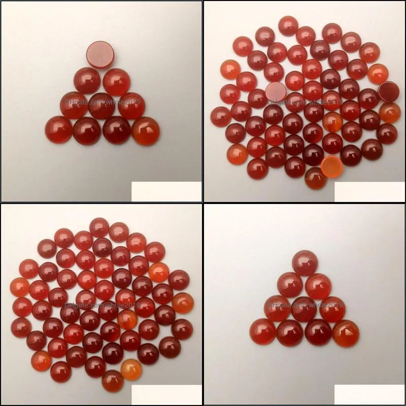 natural stone 6mm 8mm 10mm 12mm round loose beads red agate face for natural stone necklace ring earrrings jewelry accessory