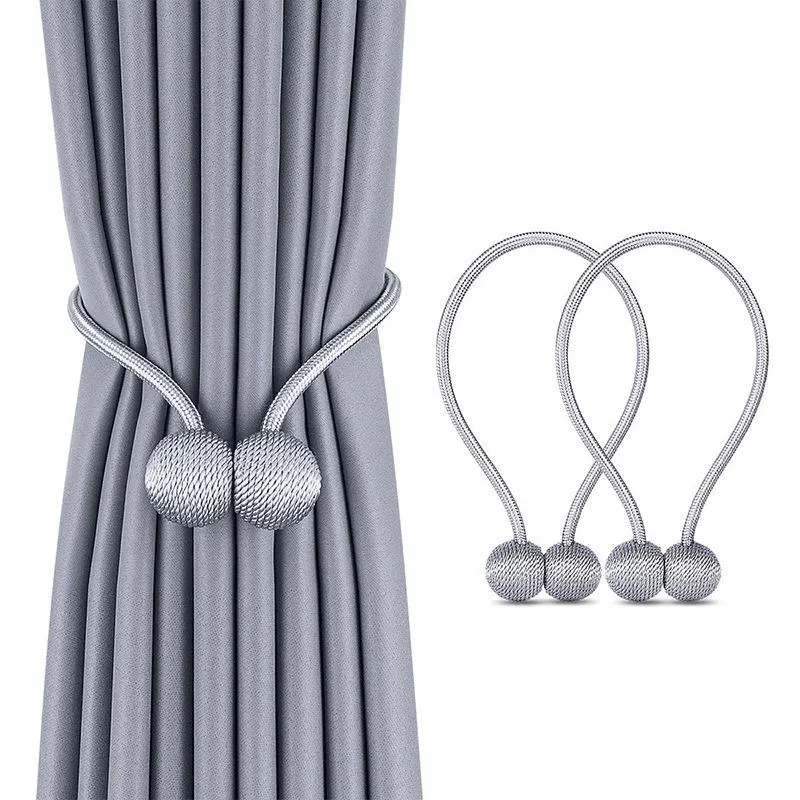 Curtain & Drapes 1Pc Pearl Tie Rope Backs Holdbacks Buckle Clips Accessory Rods Accessoires Hook Holder Home Decorations