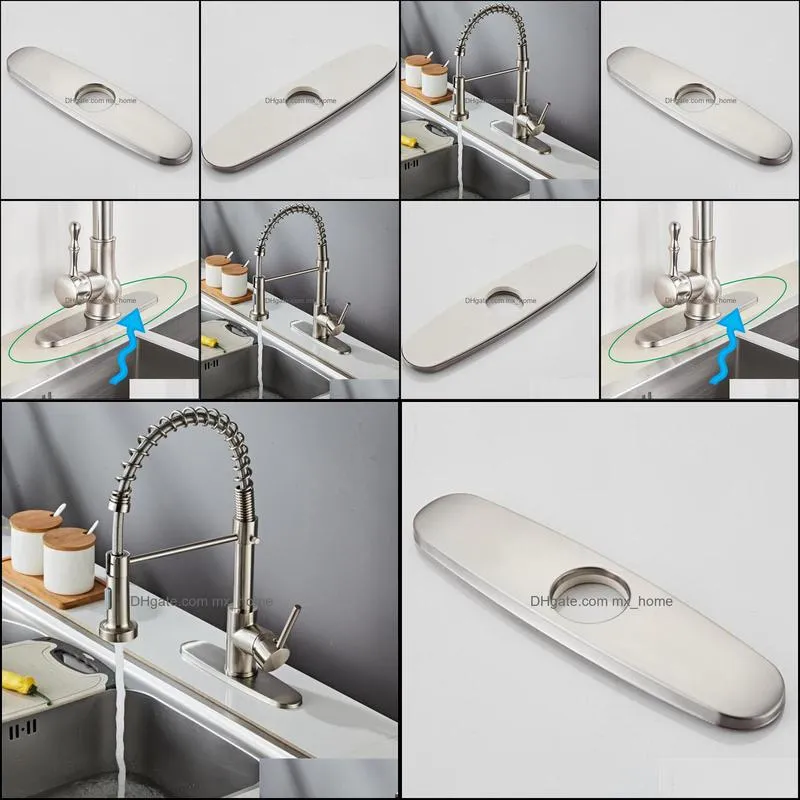 Kitchen Faucets High Quality Faucet Accessories Hole Cover Deck Plate 10 