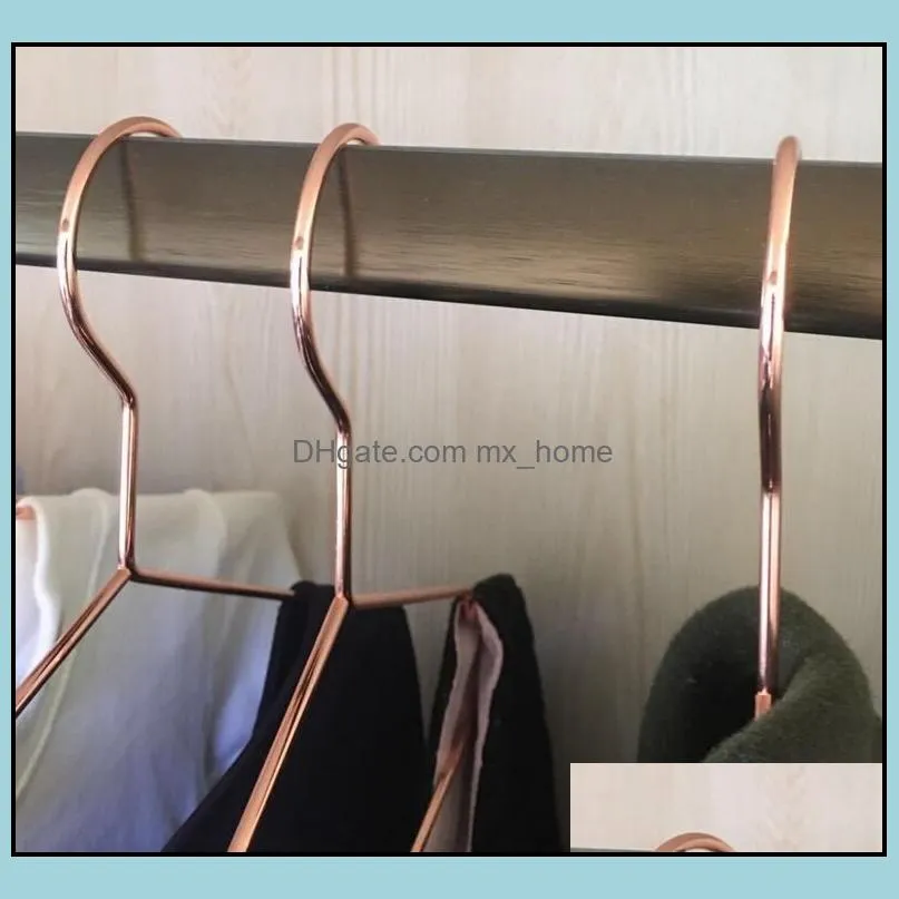 China supplier customs Multipurpose dry cleaning brass Cheap bulk elegant rose gold clothes hanger wire copper coat hanger