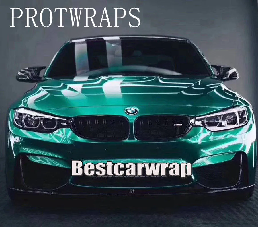 Emerald Green Car Vinyl Wrap: Premium Gloss Metallic From