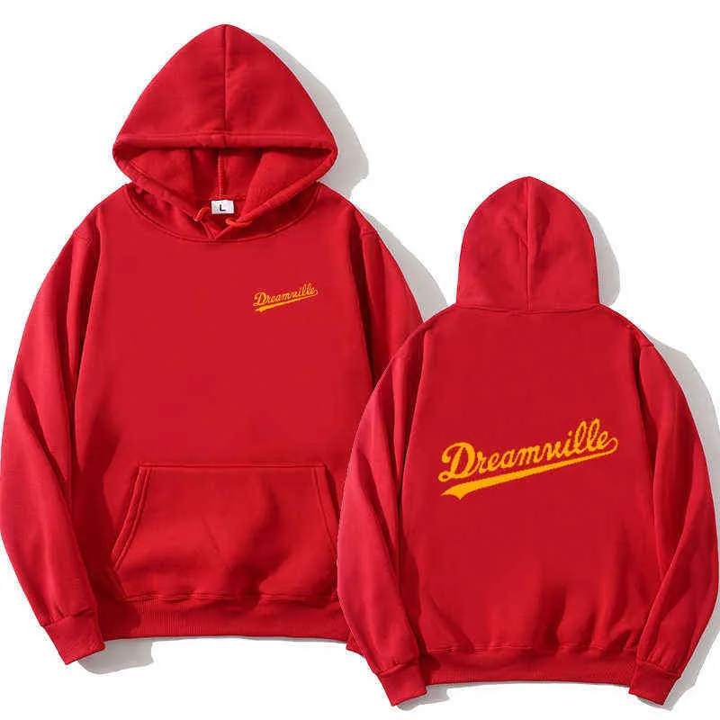 Red dreamville hoodie on sale