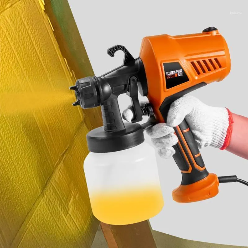 Professional Spray Guns Portable Electric Sprayer Gun 500W Home Paint Detachable Airbrush Spraying Tool With 800ml For Beginner