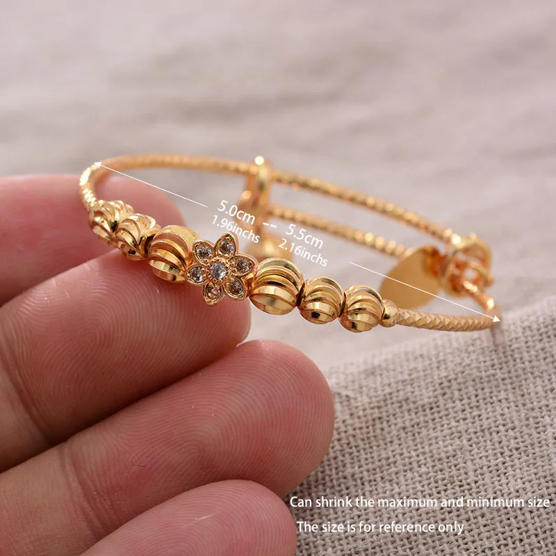 Flowerful Bubbles Kids' Gold Bracelet | Cute Designs | CaratLane