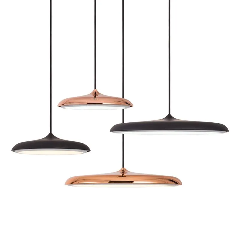 Hanger lampen modern hangende plafondgluster Noordse ontwerpdecoratie voor zwarte kleurpendant hangers
