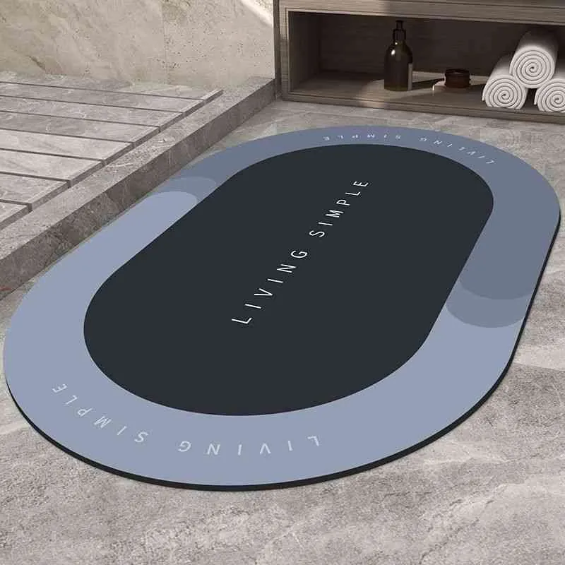 Nordic Diatom Mud Poduszka w łazience wchłanianie wody szybkie suszenie podkładka drzwi dywan domowy sypialnia gospodarstwa domowego