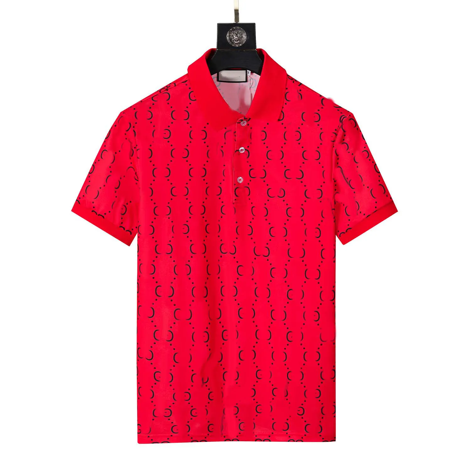 Mode Polo's T-shirt Mannen Casual T-shirt Geborduurd Heren Katoen Polo Shirt High Street Collar Polos Shirts