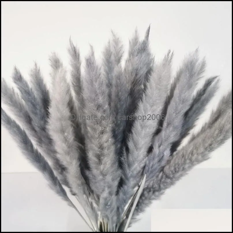 Decorative Flowers & Wreaths 15Pcs Dried Pampas Grass Natural Phragmites Reed Wedding Decoration Table Bulrush Party