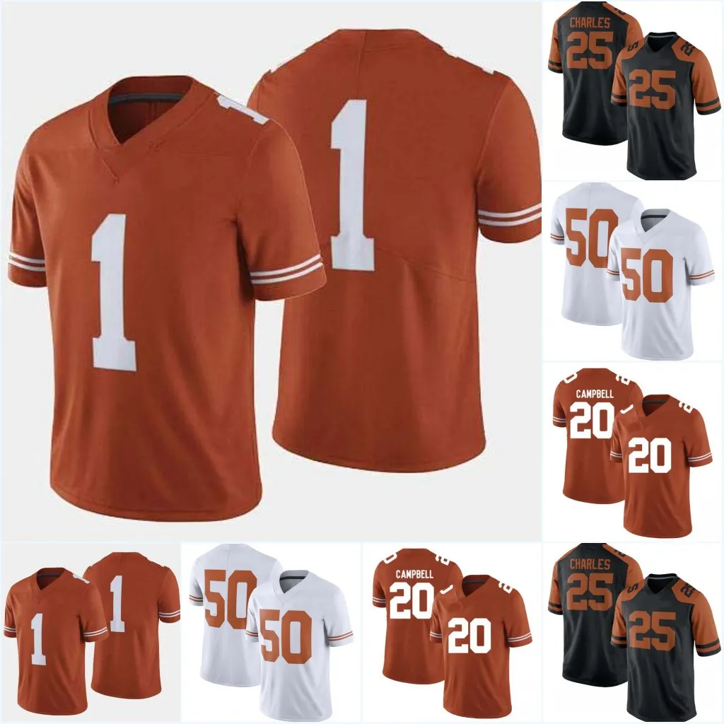 #5 Bijan Robinson College #3 Quinn Ewers #12 Colt McCoy #20 Earl Campbell #10 Vince Young #11 Sam Ehlinger #34 Ricky Williams #32 Cedric Benson #8 Xavier Digno Jerseys