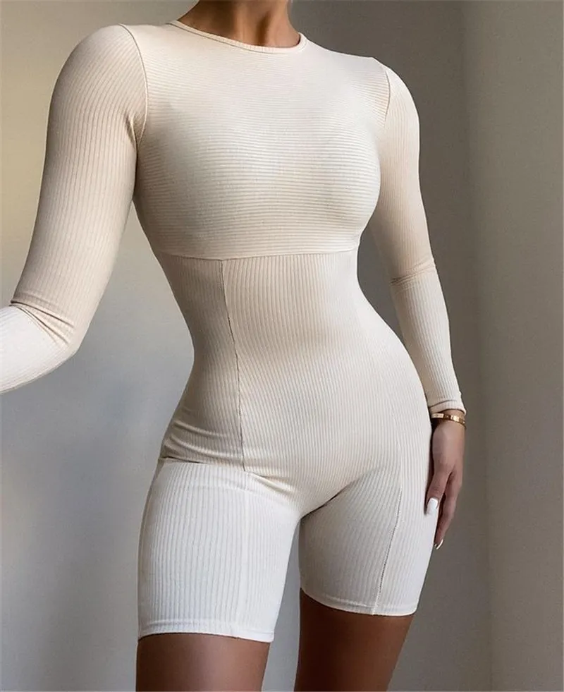 ribbed knitted playsuit women05