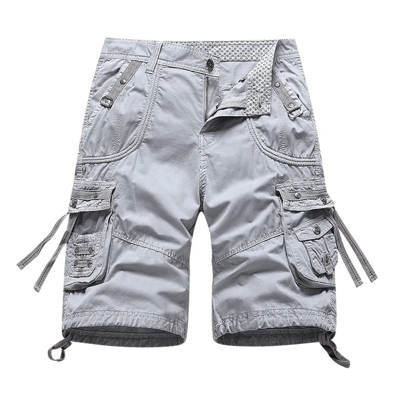 Cargo Shorts Hombres Camuflaje Verano Oferta Algodón Casual Outdoor Ropa Militar 220318