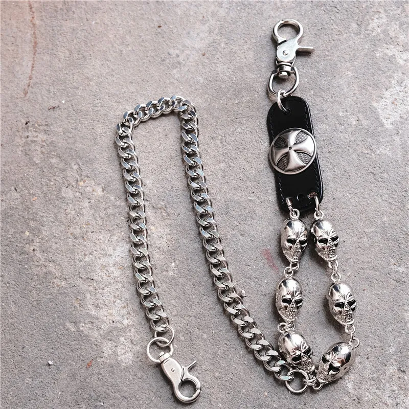 UNIQSUM Eagle Claw Wallet Chain - Gun-Metal Finish, Punk Biker Style, 27.25 Inches, Heavy Duty - View #9