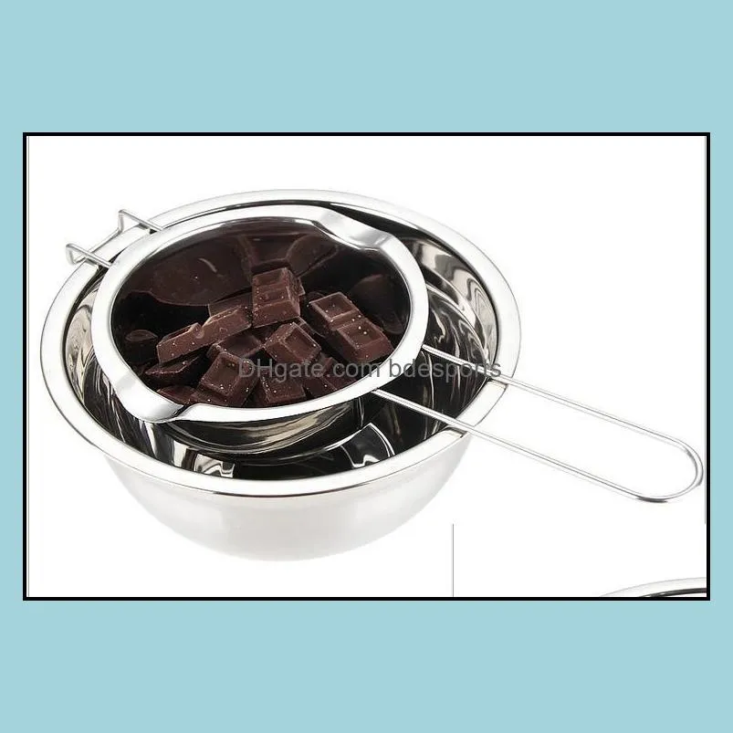 Bakeware Stainless Steel Chocolate Melting Pot Double Boiler Milk Bowl Butter Candy Warmer Pastry Baking Tools KD18