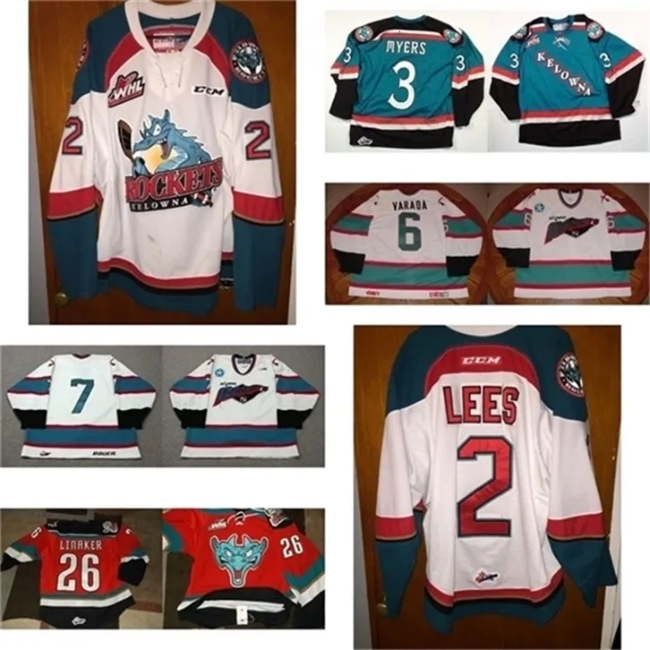 Chen37 C26 Nik1 New Mens Womens Kids Whl Kelowna Hockey 3 Tyler Myers 2 Jesse Lees 6 Vaclav Varada 7 Nobr Ice Hockey Jerseys Cut