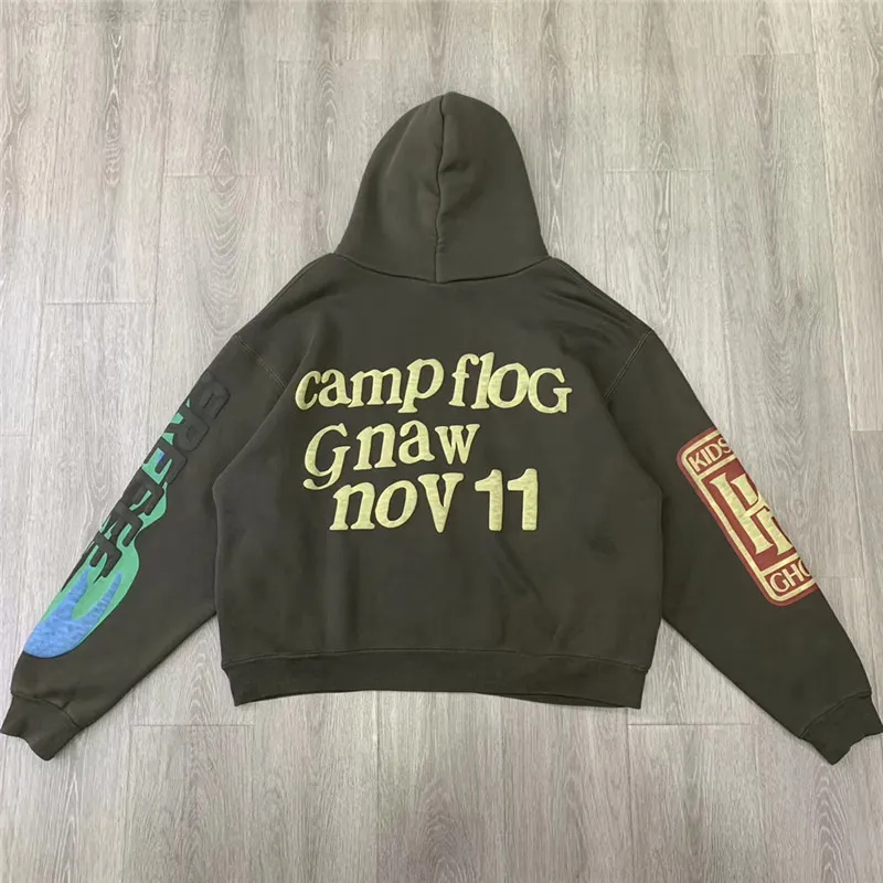 Sonbahar Kış Yeni Batı Çocuklar Hayalet Gör Kadın Erkek Hoodies Tişörtü Yüksek Kalite Şanslı Me Hayaletler Görüyorum Hoodie Kazak W220812