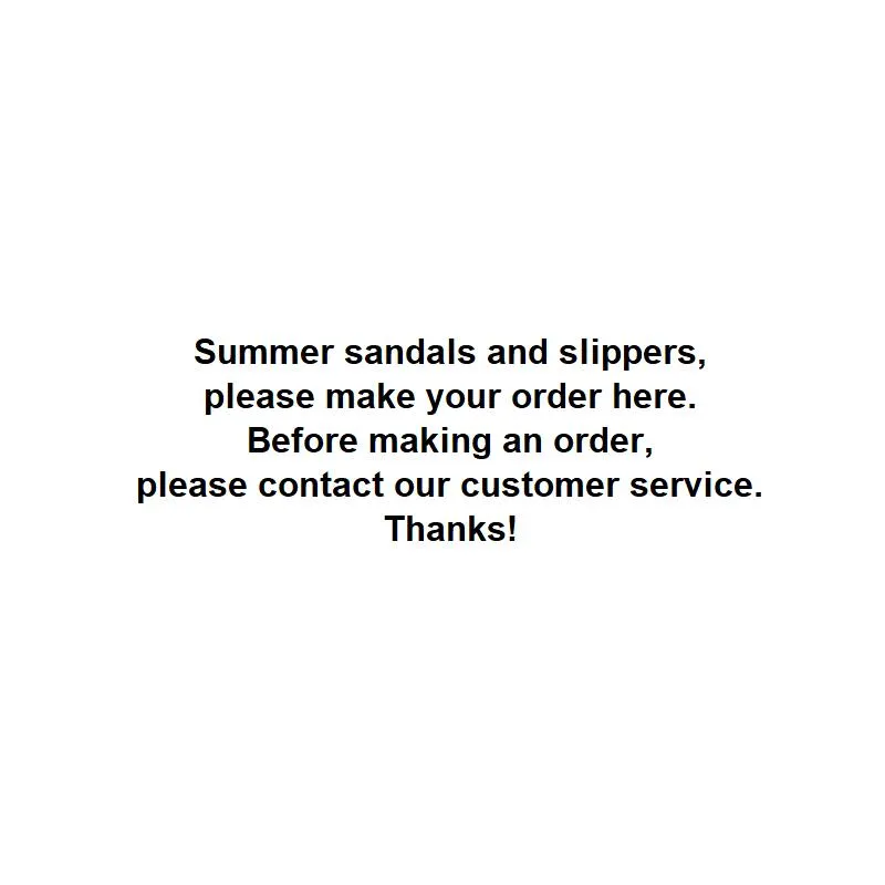 Slippers Summer Sandals Men Women With Box Wholesale 2023 Old Customers Please Contact Our Customer Service For Make Order